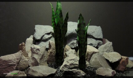 Design Portfolio Reptile Plants & Succulents 127 Artificial Sansevieria Snake Plant - Artificial Reptile Habitat Plants - prp355
