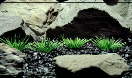 Design Portfolio Reptile Plants & Succulents 40 Artificial Urchin Grass Plot - Artificial Aquarium Plants - parp412