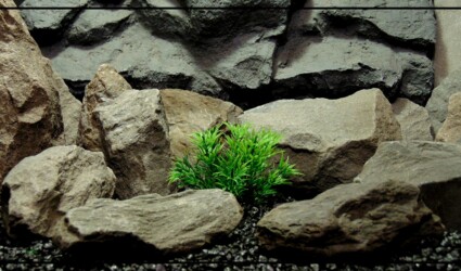 Spiky Bush - Artificial Aquarium Decor Plant - parp420