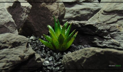 Design Portfolio Reptile Plants & Succulents 12 Artificial Mini Aloe - Desert Reptile Plant Succulent - prp462 2.jpg