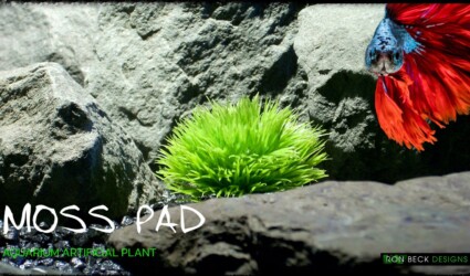 MOSS PAD | AQUARIUM Artificial Moss Pad Aquarium Plant PAP503-Product Information