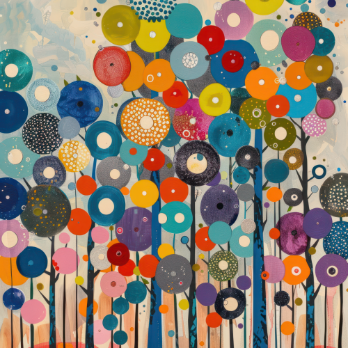 Forest of Polka Dot Trees (1)